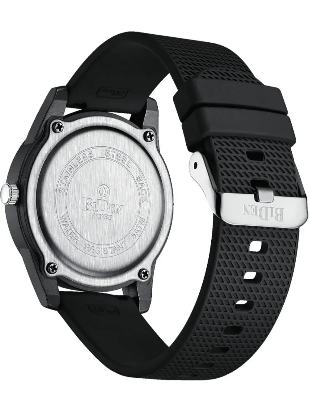 Men's Black Analog Quartz Unisex Medical Professionals Waterproof Nurse Watch